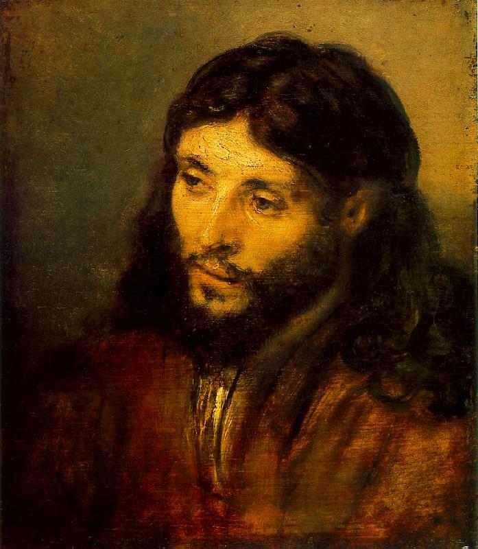 REMBRANDT Harmenszoon van Rijn Young Jew as Christ Germany oil painting art